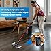 6 Pack Mop Pads Replacement for O-Cedar H2prO Flat Mop System, Replace Head Microfiber Mop Pad Refill Easy Cleaning Mop Head Replacement Washable Reusable