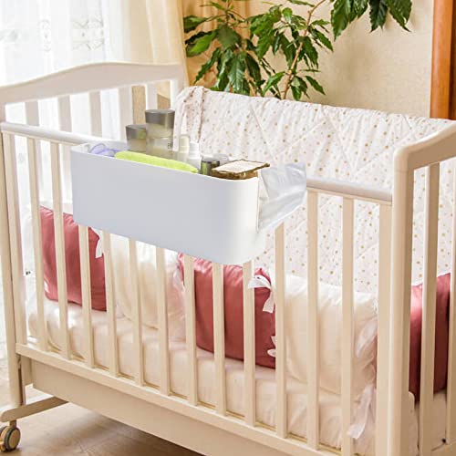 Bett Organizer zum Einhängen mit Haken, Hängebett Organizer Aufbewahrungskorb, Nachttisch Bett Bettablage Betttasche Boxen zum Aufhängen für Buch Magazin Schlafsaal Büro Zuhause - Image 6