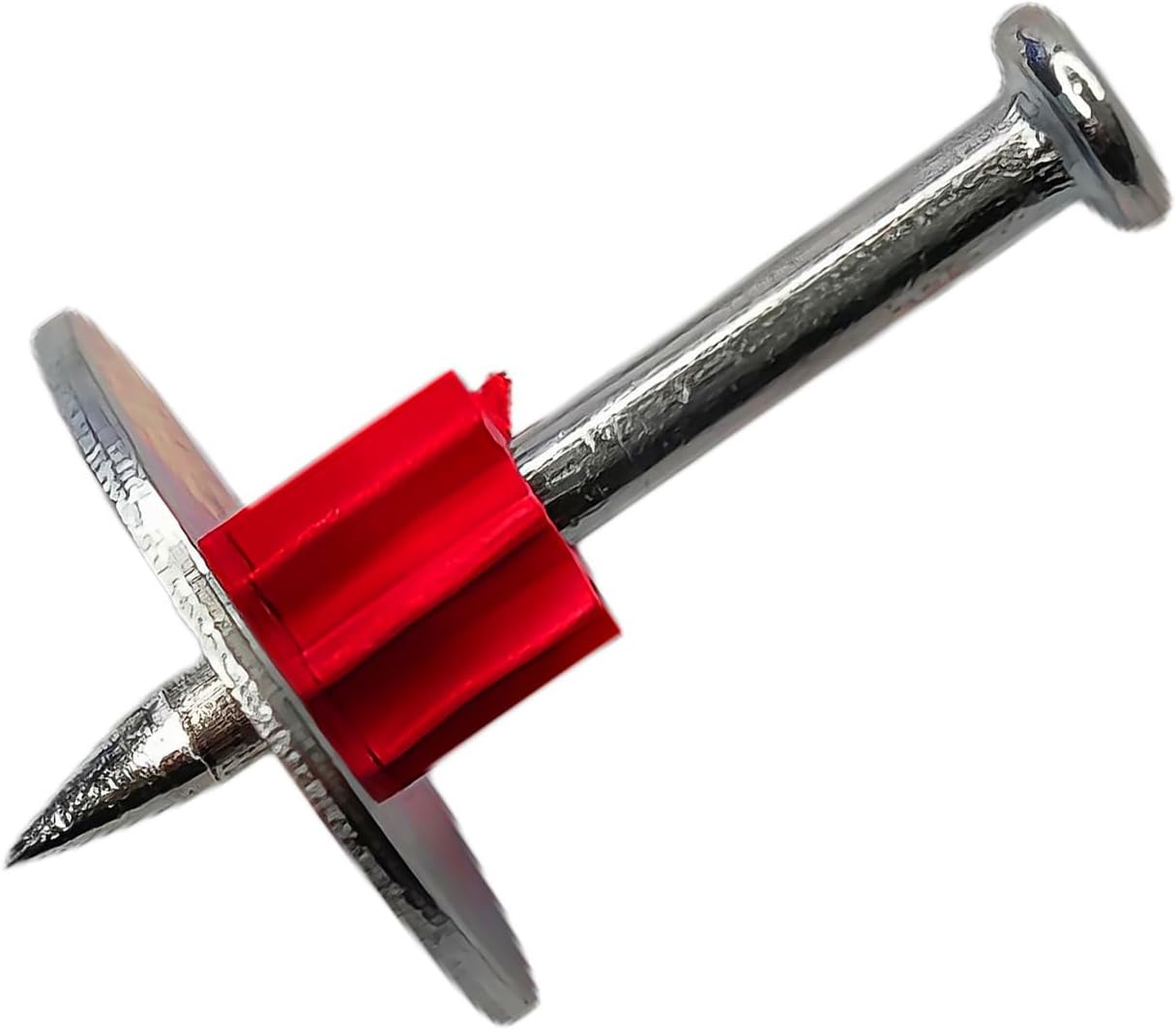 1-1/2" Powder Actuated Fasteners, Drive Pins with 1" Washer, PW150, 100pcs/pack, 4 Pack