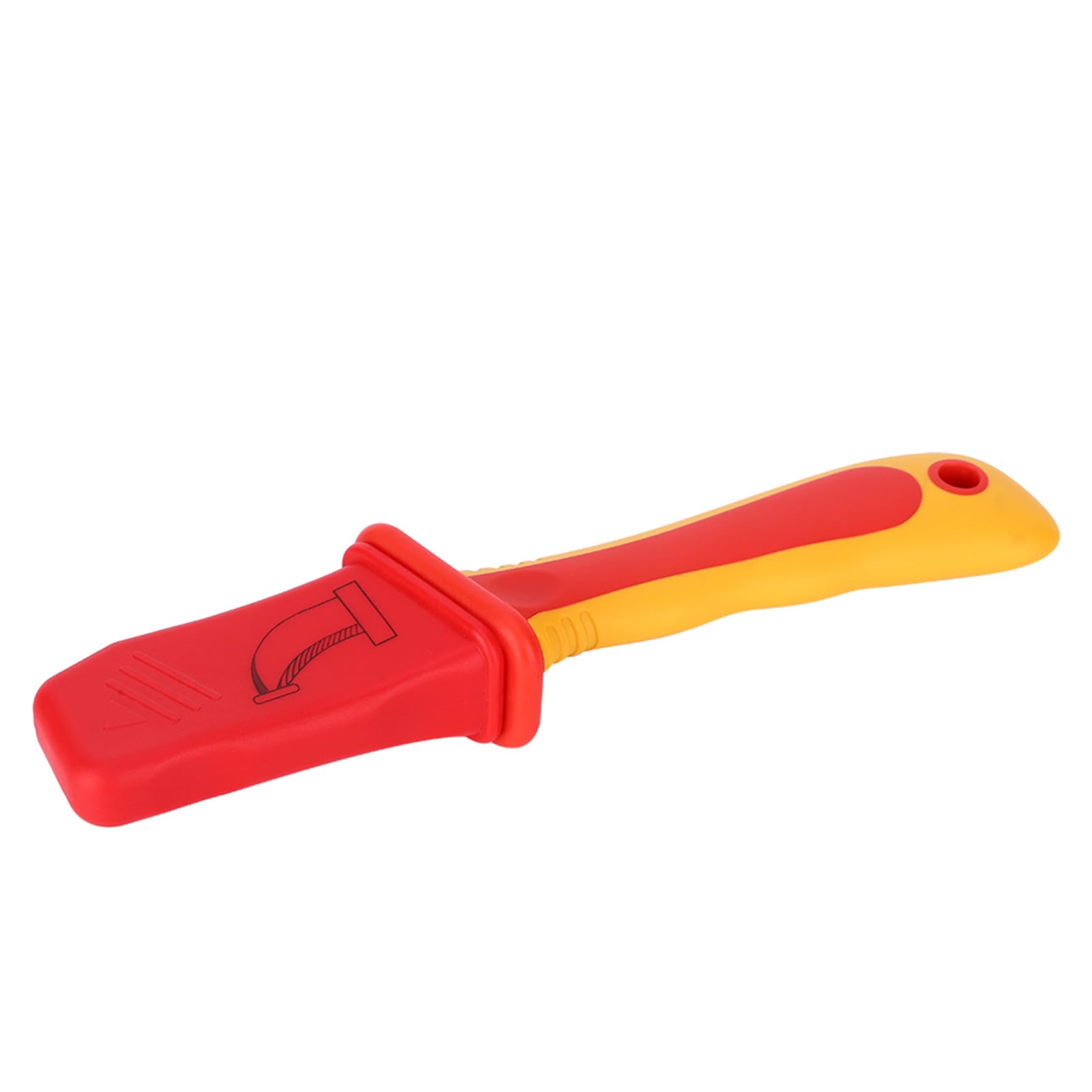 SIXRUN Cuchillo Aislado para Electricista 1000V, Pelacables Cortador Antimagnético con Hoja de Acero Inoxidable para Instalación de Instrumentos y Corte de Circuitos