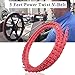 Power Twist V Belt 3/8-inch x 5 Feet Z Type, Industrial Rubber Adjustable Link Drive V-Belts for Lathes, Drill Press, Table Saws, Tractor Starter,3L Profile, 3/8