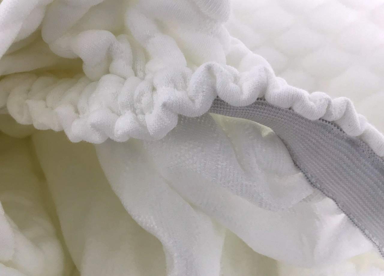 SOFFICIOSO Copri Materasso Elasticizzato con Angoli Anallergico E Federe Guanciale Letto Piazza E Mezza Sphere