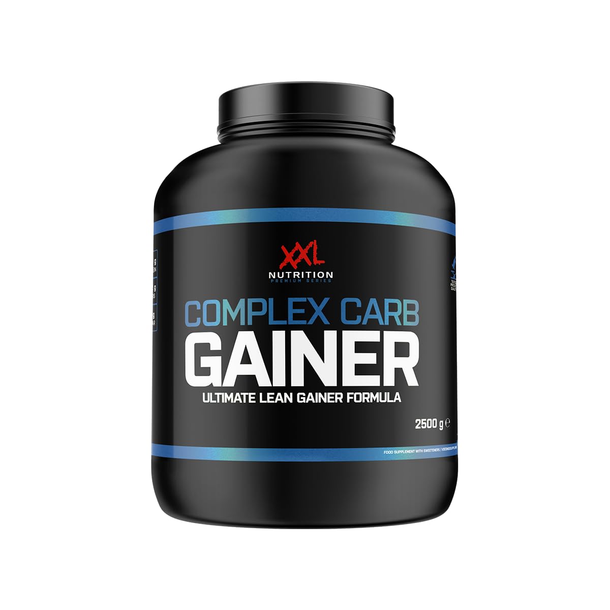 XXL Nutrition - Complex Carb Gainer - Mass Gainer - Weight Gainer - Komplexe Kohlenhydrate - Eiweiß - 2500 Gramm - Banane