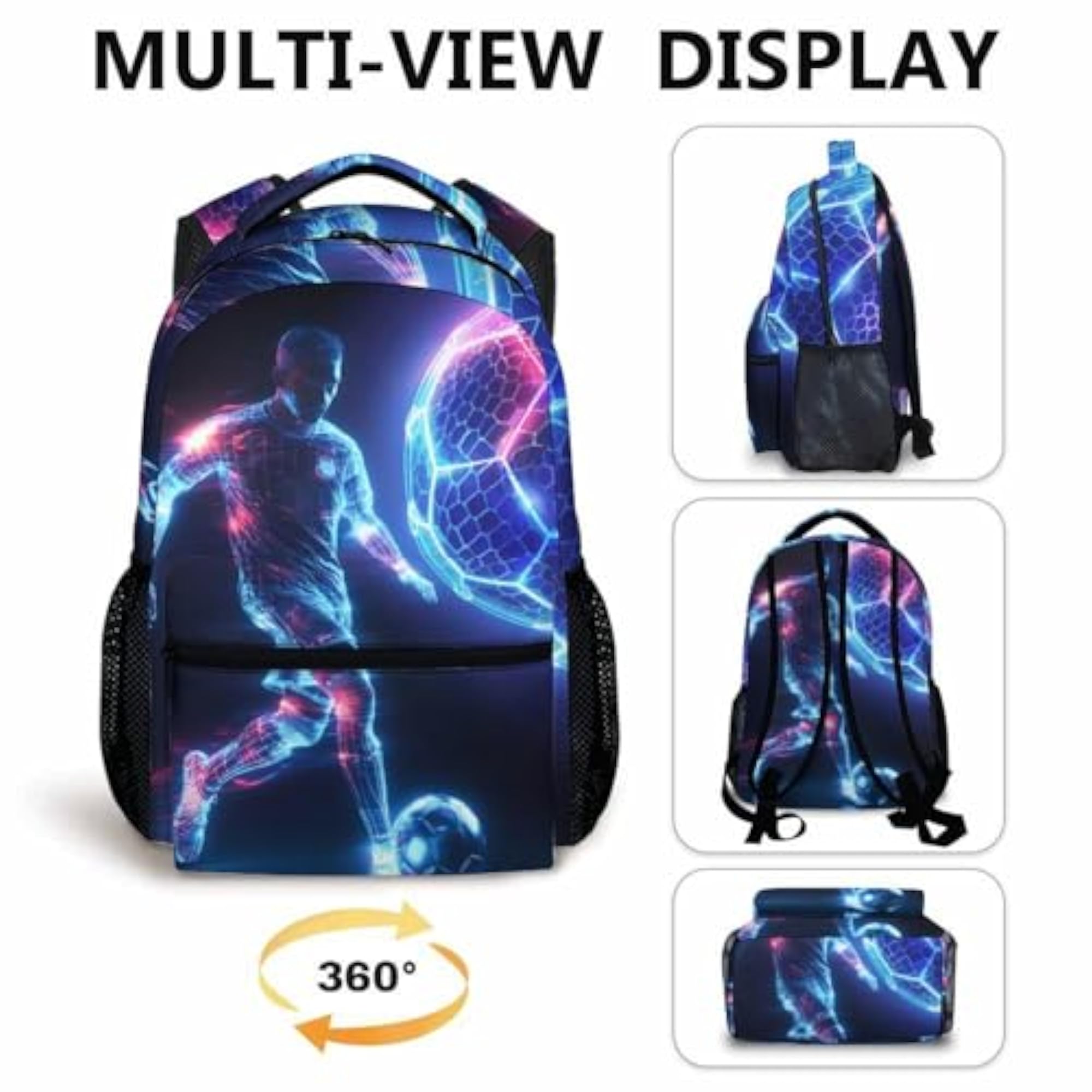 Kids 17 Inch Sports Backpack for Girls and Boys