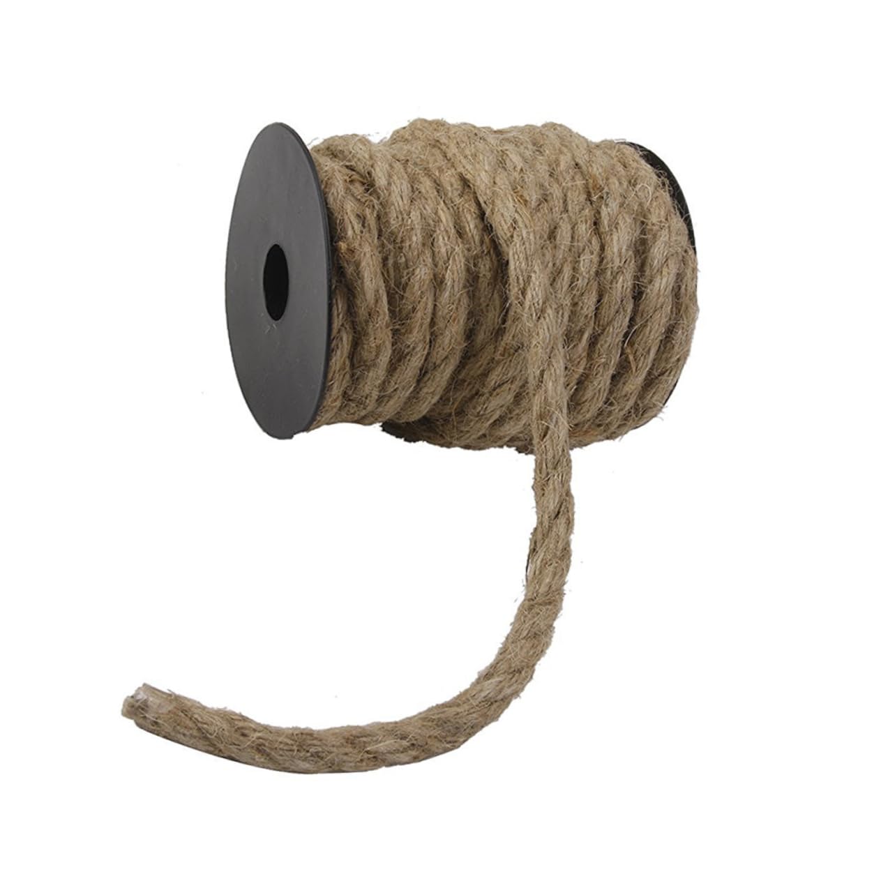 Homoyoyo Natural Jute Twine Roll Yards X for DIY Crafts Gardening and Present Wrapping Durable and Hessian Ribbon for Rustic Decor