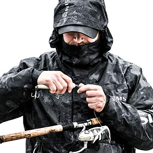 Simms Mens Challenger Waterproof Fishing Rain Coat - Black - X-Large #TOP6