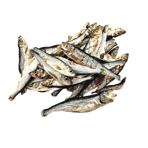 Gaczoo - Sprotten für Hunde Getrocknet - Getrockneter Fisch für Hund - 100% Trockenfisch, Hundeleckerli, Trainingsleckerli - ohne Zusätze, reich an Omega 3, Fettarm - 200g