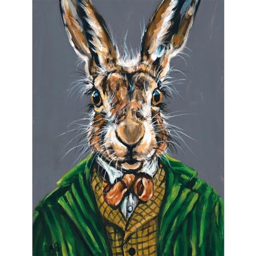 Toile HARTLEY Louise Brown 50x40 cm - Réveillez vos murs blancs avec ce tableau Vert Bleu