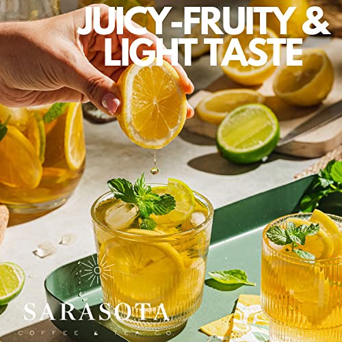 Image of Sarasota Tea, 3.5 Gallon Tea Bags, Gourmet Black Orange Pekoe Iced Tea Packs, (20 Count)
