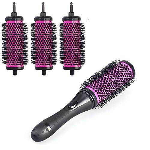 Xcellent Global Brush Set with Detachable Barrels Round Styling Tool, 4 Barrels 1 Handle (medium)