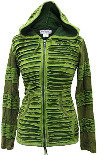 Women Stone Washed Slashed Razor Cut Hoodie 1 Women Stone Washed Slashed Razor Cut Hoodie