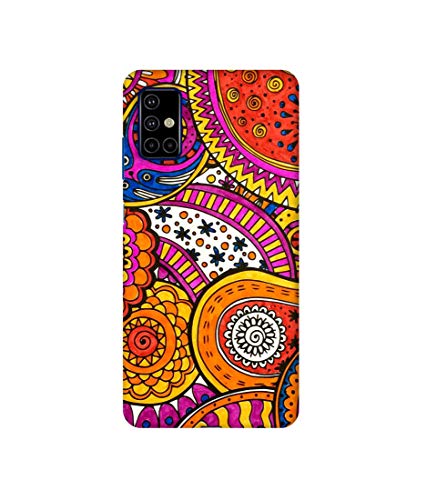 Image of Amazon Brand - Solimo Back Cover for Samsung Galaxy M51 (Plastic Multicolor)