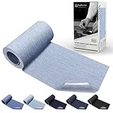 KING MOUNTAIN Iron-on Repair Patch,3"x60"100% Cotton Denim Iron-on Repair Patch, Jeans and Clothing