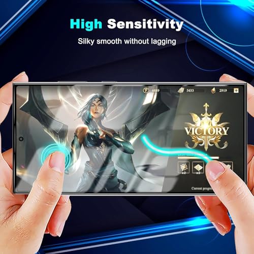 Image of SHILD Premium Privacy Tempered Glass Screen Protector for Samsung S24 Ultra (6.8 Inch, Pack of 1) Edge to Edge Coverage Anti-Spy /Anti-Peeping 9H Hardness Screen Guard with Installation Kit