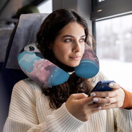 Almohada Espuma Viscoelástica 30 cm U para Viaje miniatura 6