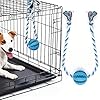 Interactive Dog Toys, Crate Training Aids for Puppies, Reduce Stress Anxiety Peanut Butter Dog Food Treat Dispenser Toys