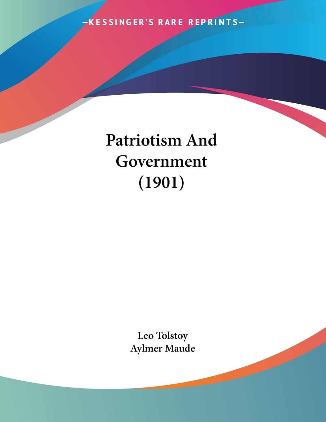 Buy Patriotism and Government — BookShops.in
