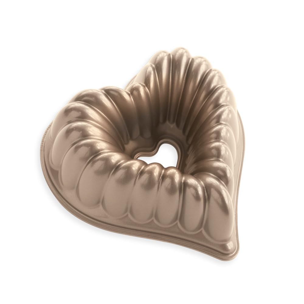 Nordic Ware 55548 de Aluminio Fundido Corazón Elegante Bundt Pan [Cocina] (japón importación)