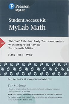Mylab Math with Pearson Etext -- 18 Week Standalone Access Card -- For Thomas' Calculus: Early Transcendentals with Integrated Review