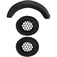 Silicone Case Compatible with HyperX Cloud III/HyperX Cloud II Gaming Headset,Ear Pad Case Cover/Headband Cover Soft Protective Shockproof Coverfor HyperX Cloud II/Cloud III-Black