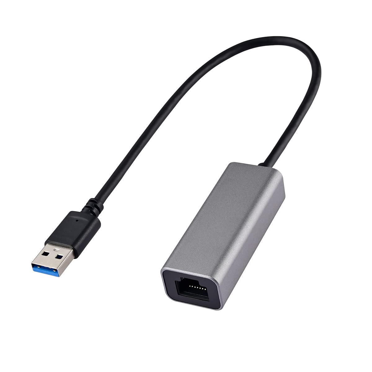 YUENN USB 3.0 Ethernet Adapter, Aluminum Portable USB 3.0 to 10/100/1000 Gigabit Ethernet Internet Adapter, Compatible with Laptop, MacBook, Surface,PC, iPhone 15 Pro/Max, Dell XPS, Galaxy S8-S23