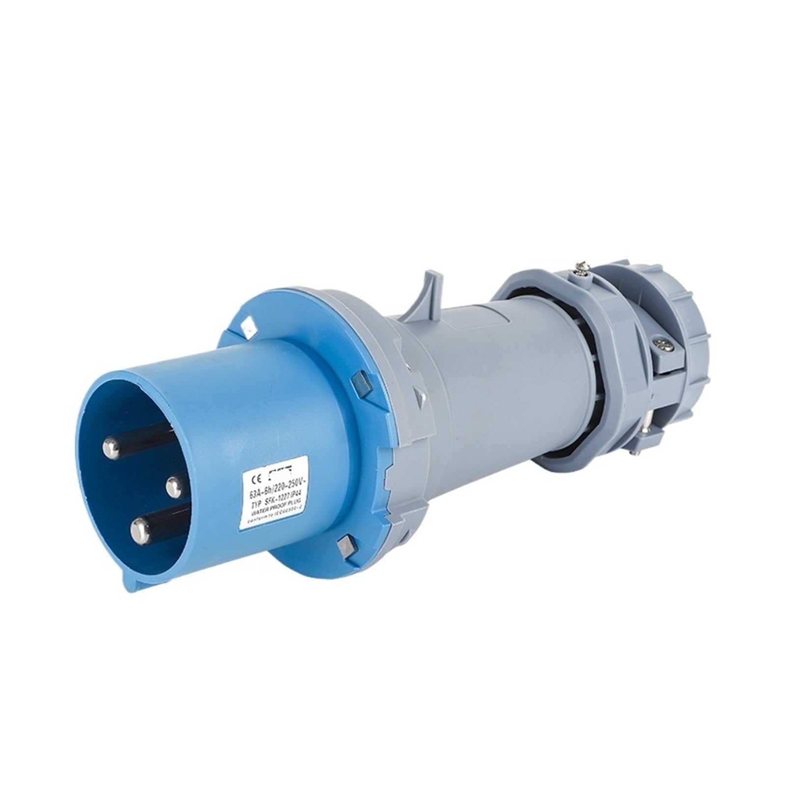 Enchufe de 3 núcleos 63 A SFK 1227 conector industrial estanco IP44 1