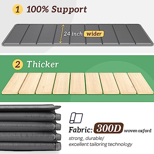 Jin&Bao Heavy Duty Couch Cushion Support, 24" Width, 81" Length for 4-Seater Sofas