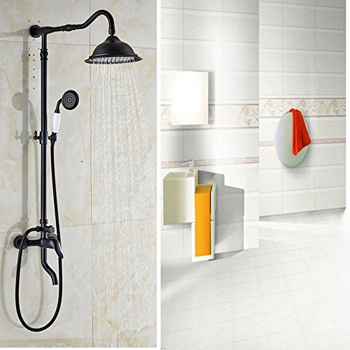 Mélangeur de douche complet avec douchette murale baignoire