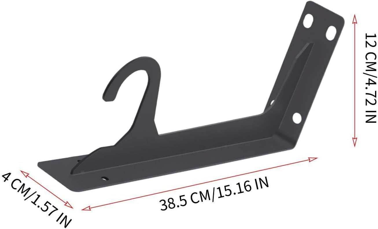 Closet Rod Support Bracket - 30mm Shelf Bar Holder, Heavy Duty Replacement Hardware, Metal Cabinet Mount, Wardrobe Rail | Sturdy Hanging Pole Socket for Bedroom Bathroom Garage Apartment