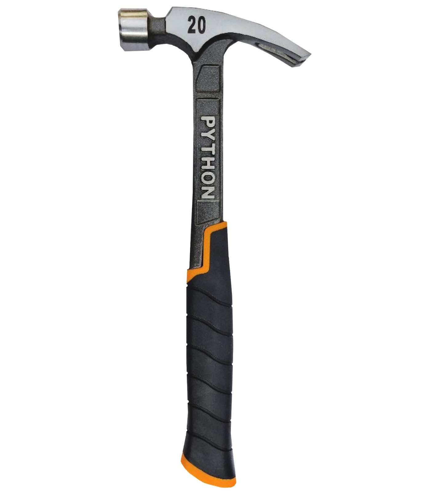 Python Pro Claw Hammer One Pc Forged Anti-Vibe steel Handle (536GMS / 12.5” (325MM))
