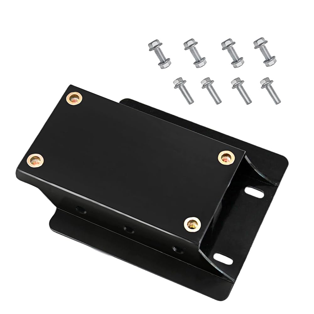 Torque Converter Motor Riser Plate Mount for Predator 196cc / 212cc Engine on Coleman Mini Bike Go Kart 1-3/4 Inch Lift Improved Power Transmission High Temperature Resistant Coating