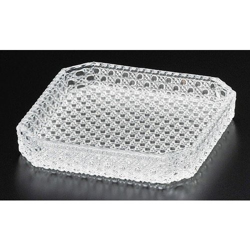 ガラス器 籠目八寸正角皿 ２枚セット 178 x 178 x 31mm① ガラス器 籠目八寸正角皿 2枚セット 178 x 178 x 31mm① - メルカリ