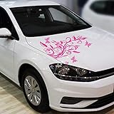 Photo Gallery indigos ug - adesivi auto, adesivo per paraurti con motivo floreale e 3 farfalle Photo Gallery indigos ug - adesivi auto, adesivo per paraurti con motivo floreale e 3 farfalle