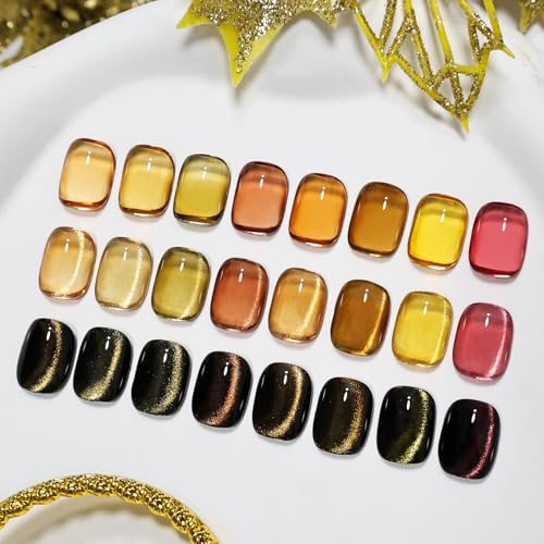 JODSONE Jelly Colors Gel Polish Set with Base & Top Coat