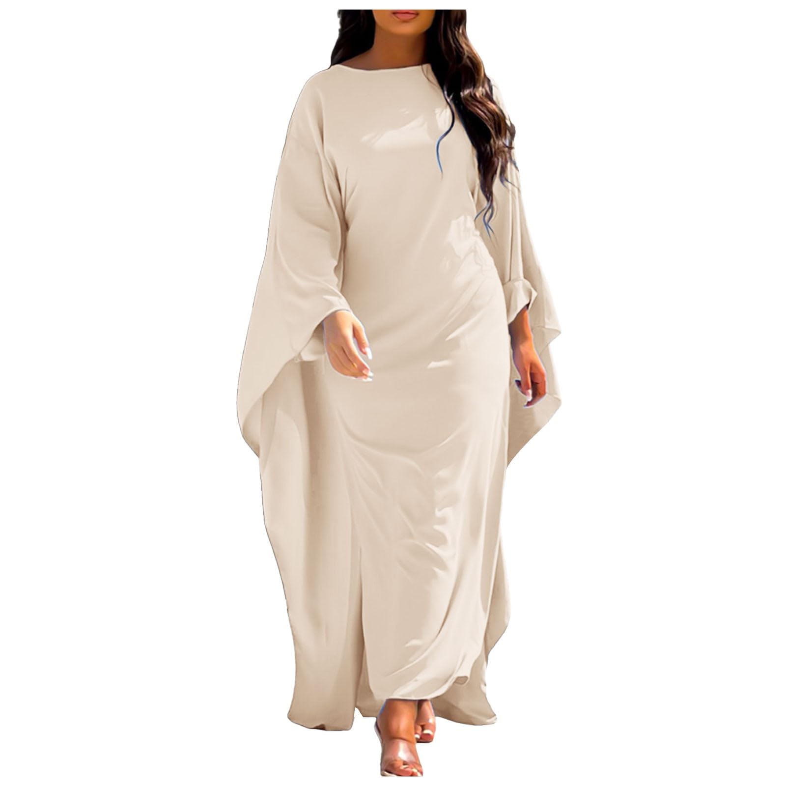Gebetskleidung für Frauen Butterfly Abaya Damen Muslimische Kleider Hijab Kleid Langarm Gebetskleid Burka Muslim Kleidung Türkisch Lang Namaz Elbisesi Kadin Kleider Lslamische Ramadan Ferace Kostüm
