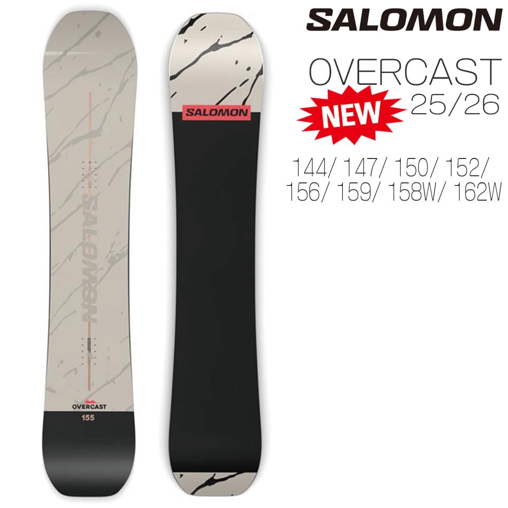 新品SALOMON OVERCAST 156cm スノーボード Amazon | 25-26 SALOMON OVERCAST 156cm | SALOMON(サロモン) | ボード