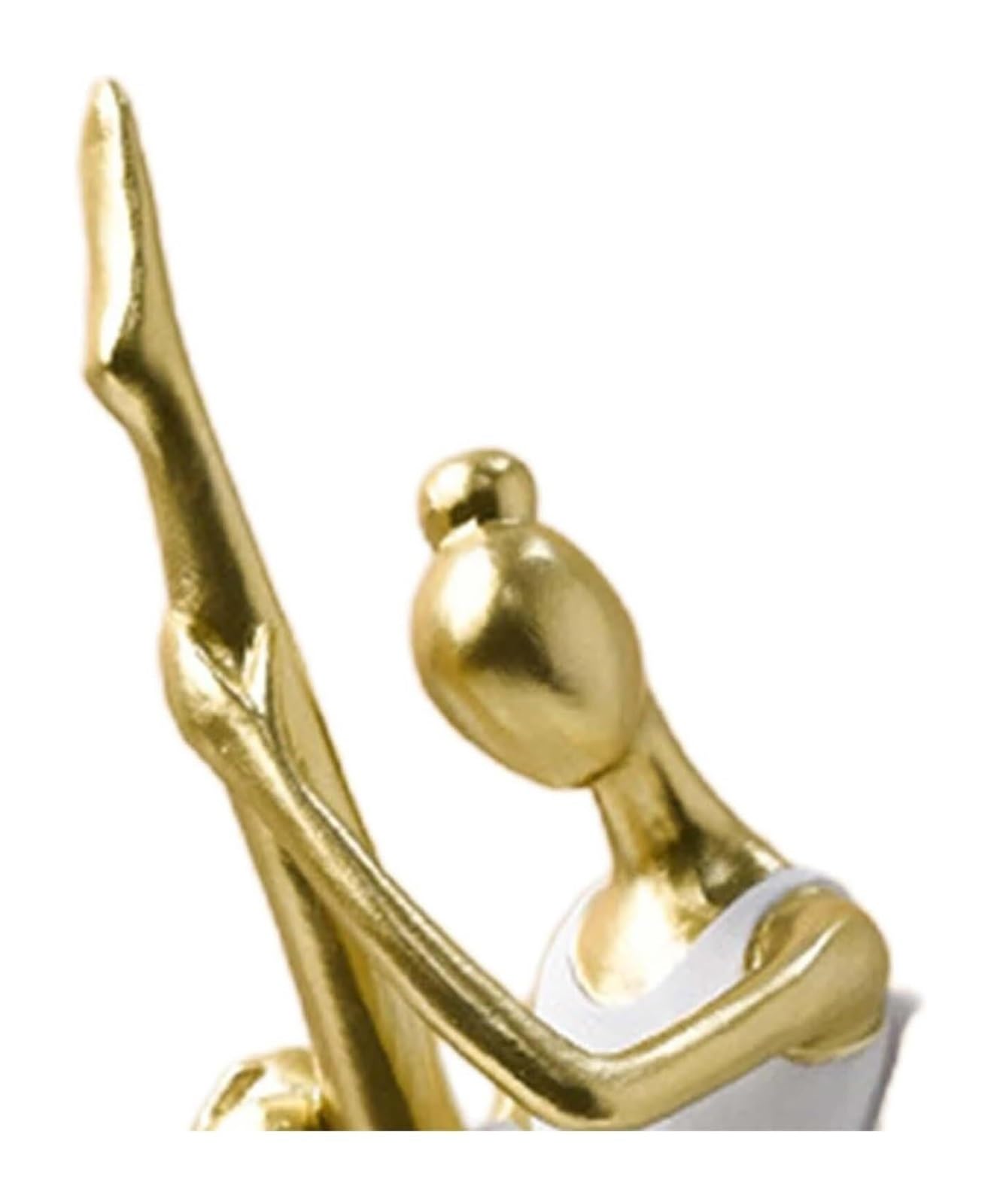 Wystrój pokoju posągi z żywicy statuetka moda sztuka domowa dekoracja na biurko ozdoby dziewczyny śmieszne figurki akcesoria na biurko (styl C 10 x 11 x 27 cm)