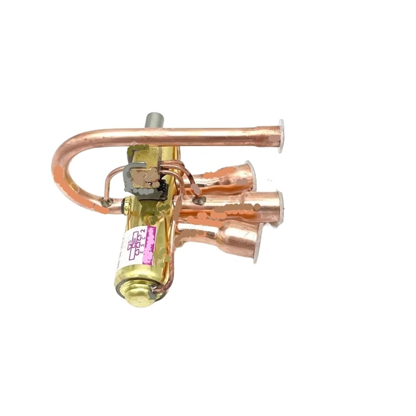 Hizon 3P Four-Way Valve Four-Way Valve Accessories，Compatible For Midea，Compatible For Gree， 1-12P Air Conditioner Air Energy, Coils Four-Way Reversing Valve(3P Four-Way Valve)