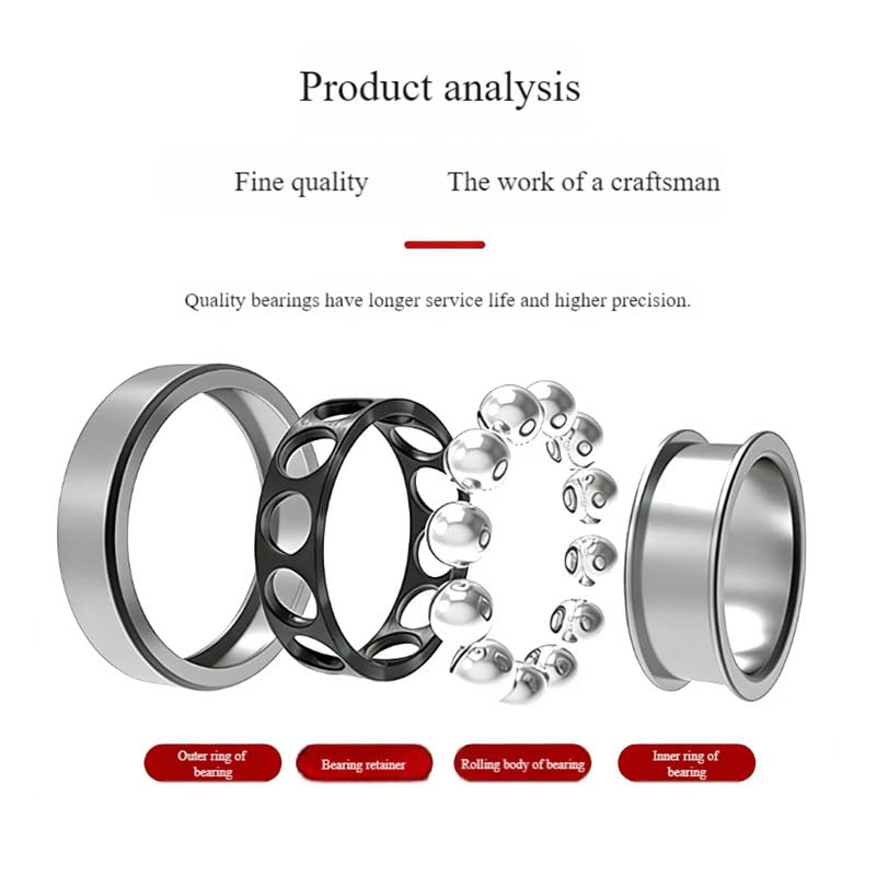 FAG 7208-B-TVP Angular Contact Ball Bearing, Ideal for HIGH-Speed SPINDLES & GEARBOXES (7007-B-TVP)
