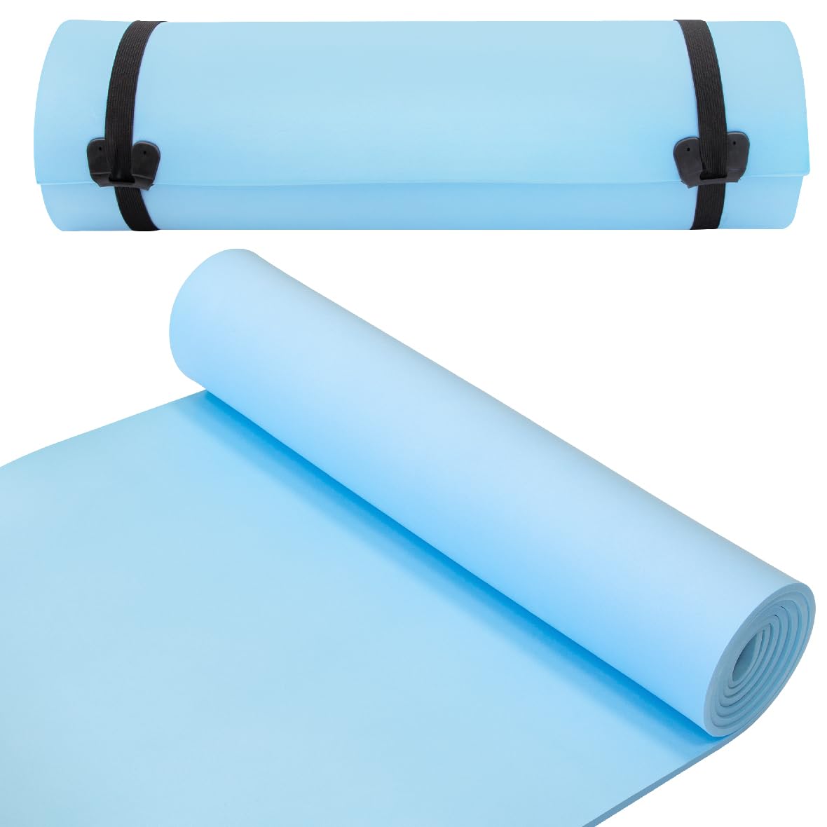 Milestone Camping 16270 Single EVA Camping Mattress/Lightweight Mattress for Yoga, Hiking, Beach, Festival, Outdoor Activities/Easy Roll with Straps