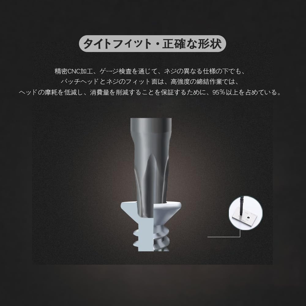 Amazon | HEJINYUNトルクスドライバー ビット 六角軸へックスローブ