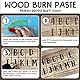 Holzpastenstift-Set, 113,4 g, Holzbrenngel, doppelseitiges Marker-Set, für Holzverbrennung in wenigen Minuten, perfekt für Anfänger, bedeutungsvolle Geschenke