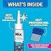 Nix Ultra Lice Treatment Hair Solution & Lice Comb, Kills Superlice & Eggs, 3.4 Fl Oz