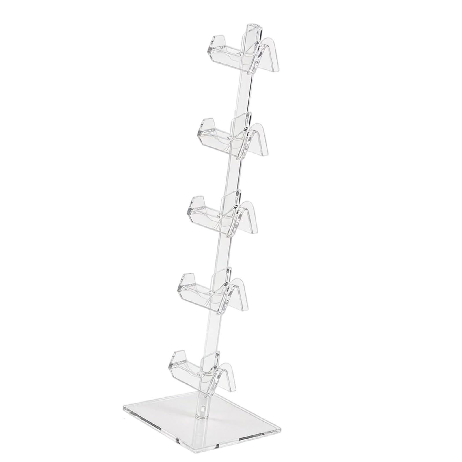Mekalero Stylish Acrylic Staircase Display Holder Retail Store Accessories Rack Perfect for Showcasing Sunglasses and Spectacles Step Sunglasses Display Rack