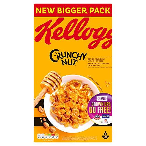 Kelloggs Crunchy Nut Original Cereal 840g
