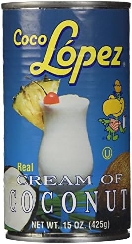 Coco Lopez Cream Coconut, 15-Ounce Cans (Pack Of 6)