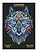 Aniwood - Puzzle in legno con figura di animale, Coperchio sagomato nelle dimensioni reali del puzzle, Contiene pezzi unici a forma di animali (Large, Lupo)