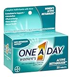 One A Day Womens Active Metabolism 50 Tb, Pack of 9