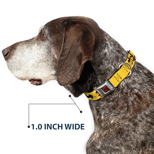 Buckle-Down BMC Batman schwarz/gelb Hund Halsband