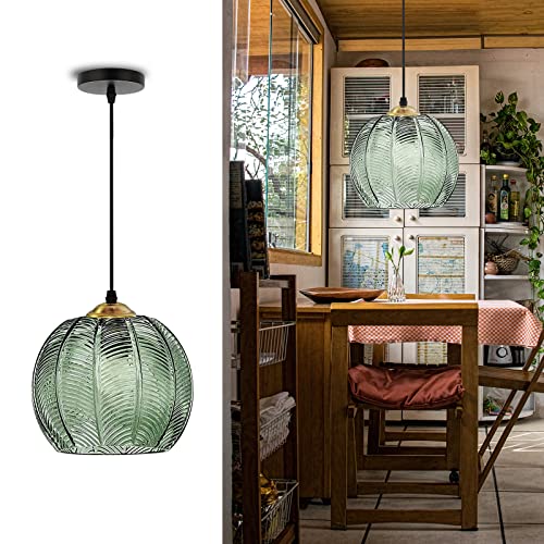 Plafonniers pour cuisine salon chambre et bar avec verre suspendu
